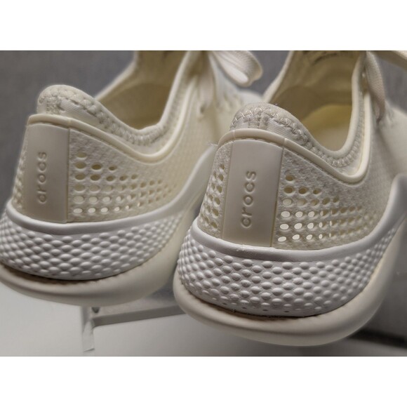 Crocs Literide 360 Pacer Running Sneakers Womens Beige Lace-Up Low Top Size 8 - Picture 6 of 9